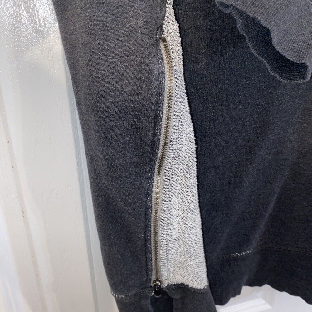 American Eagle Outfitters Crop XL Gray Side Zippers 3/4 Sleeve Womens - Picture 6 of 6